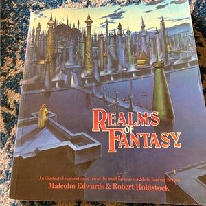 Vintage Realms of Fantasy Coffee Table Book - 1983